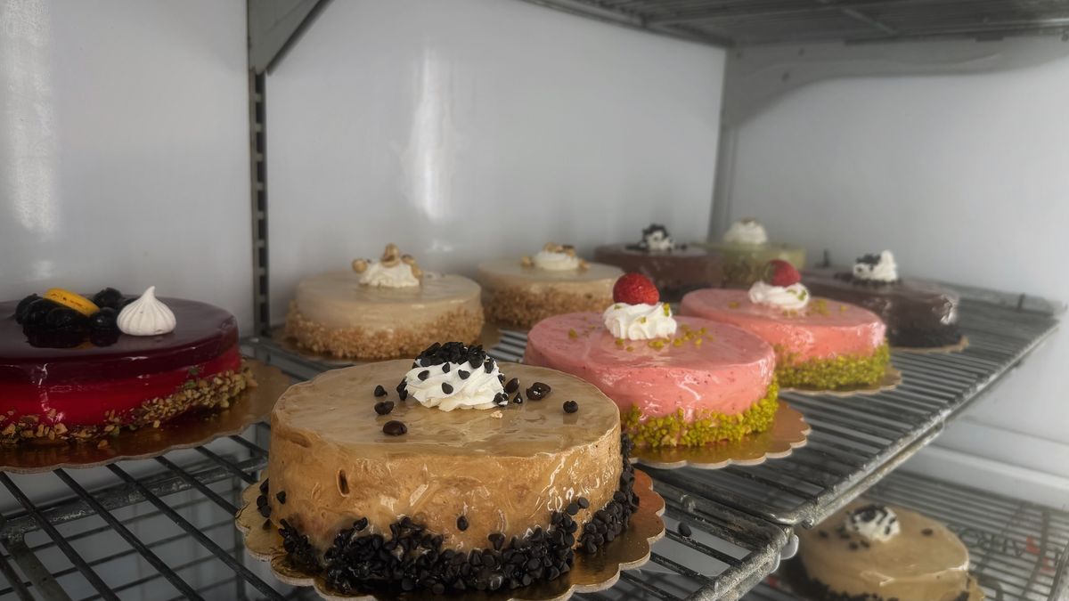 La vetrina delle torte e della pasticceria